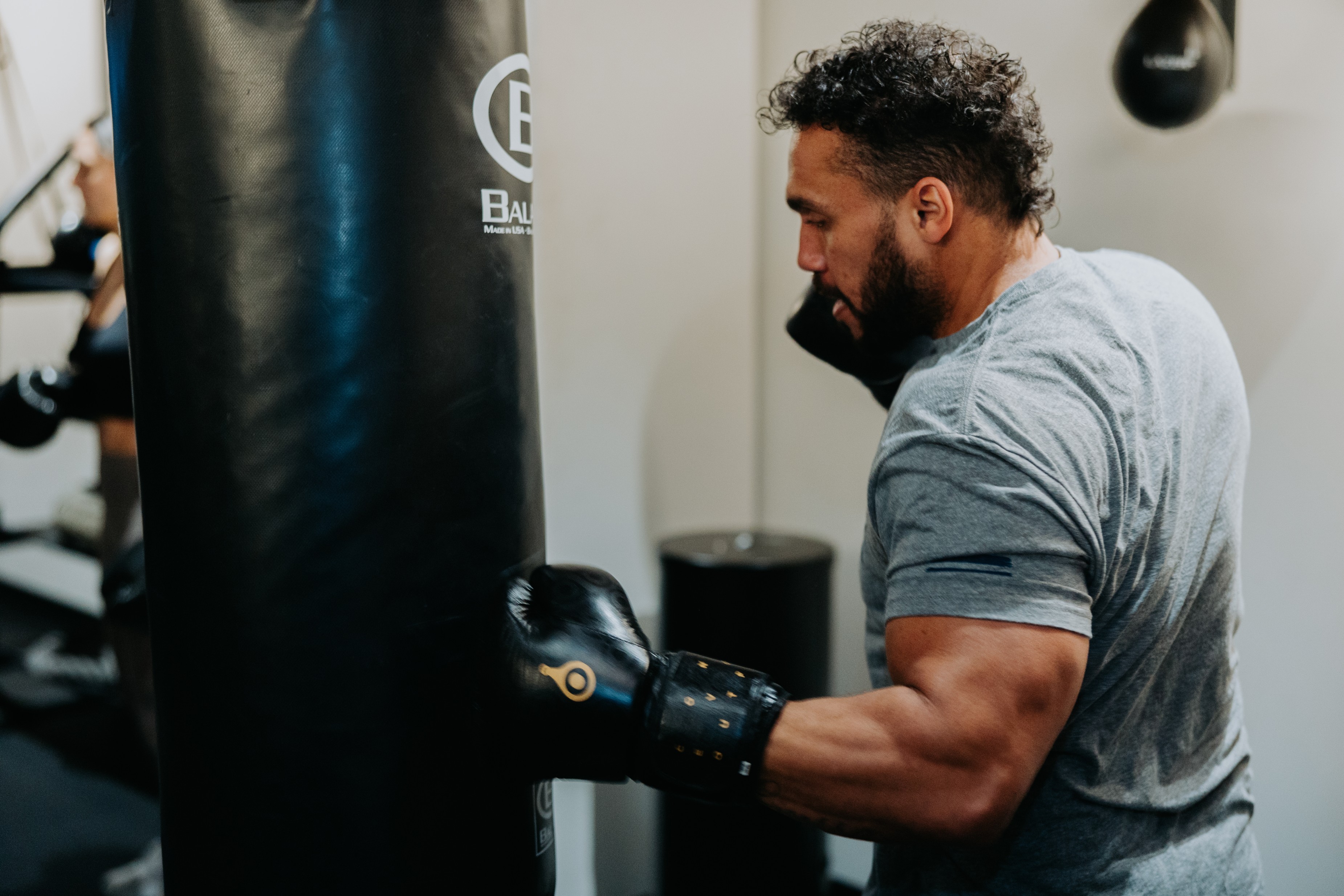Resistance-Band Shadow Punches